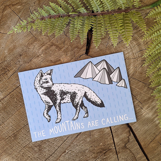 postcard | the mountains are calling