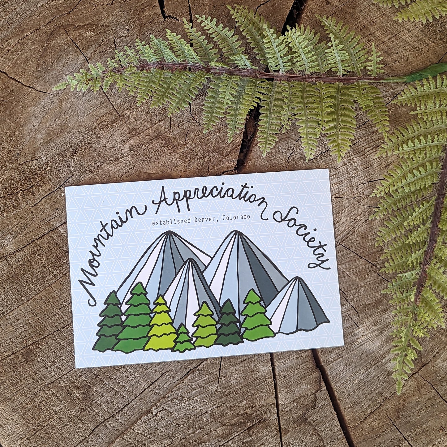 postcard | mountain appreciation society