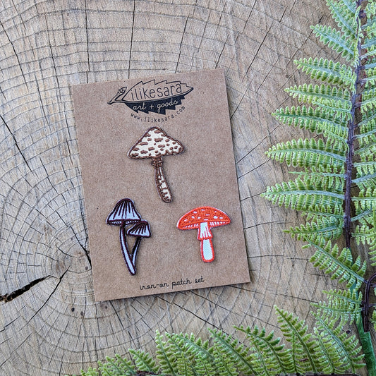 patch | mushroom 3-pack