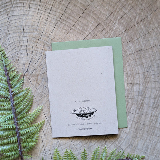 greeting card | congratulations on your next adventure - graduation
