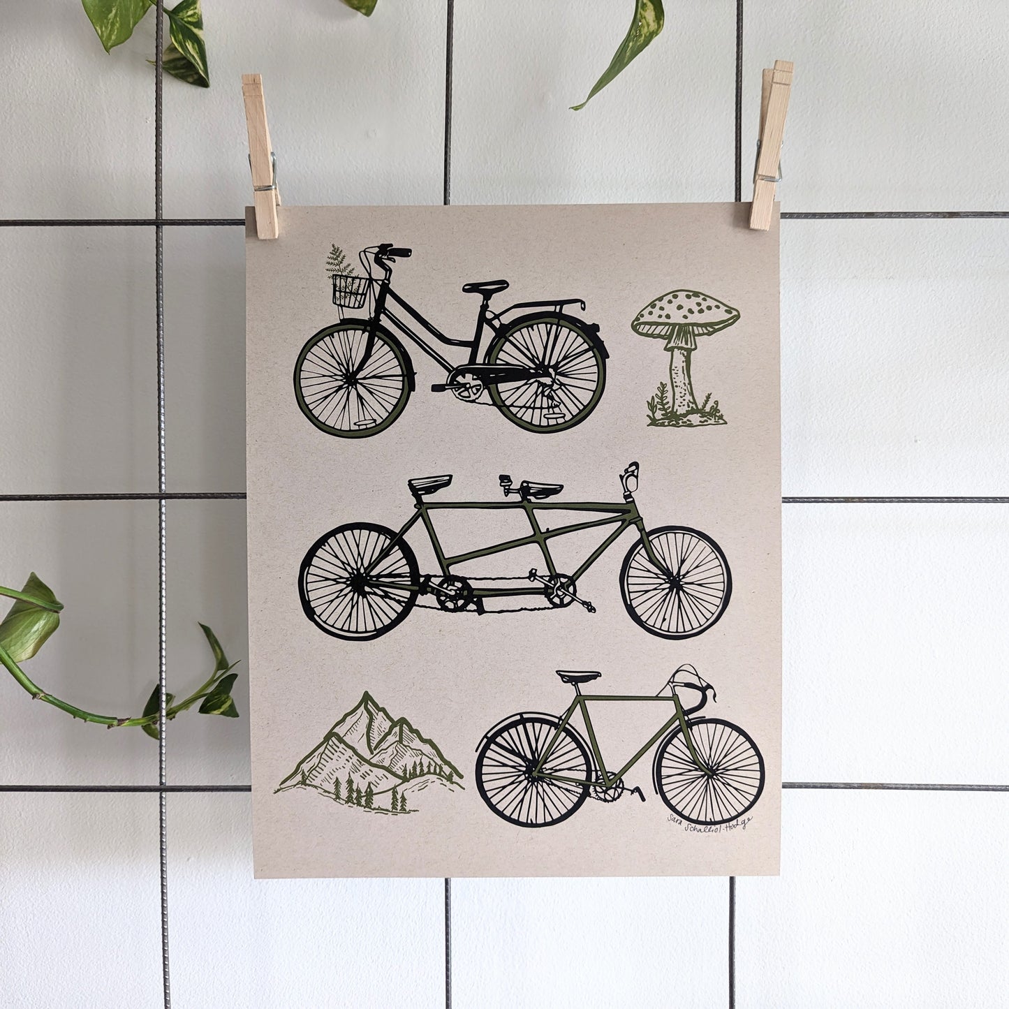 art print | bicycle adventure