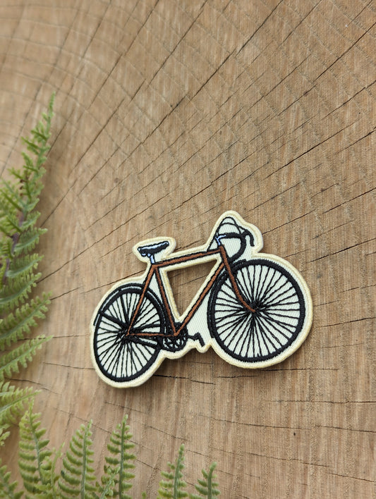iron-on patch | road bike - 3.6" x 2.25"