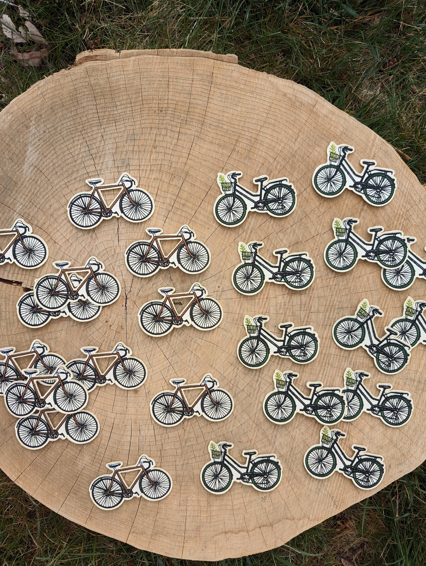 iron-on patch | road bike - 3.6" x 2.25"