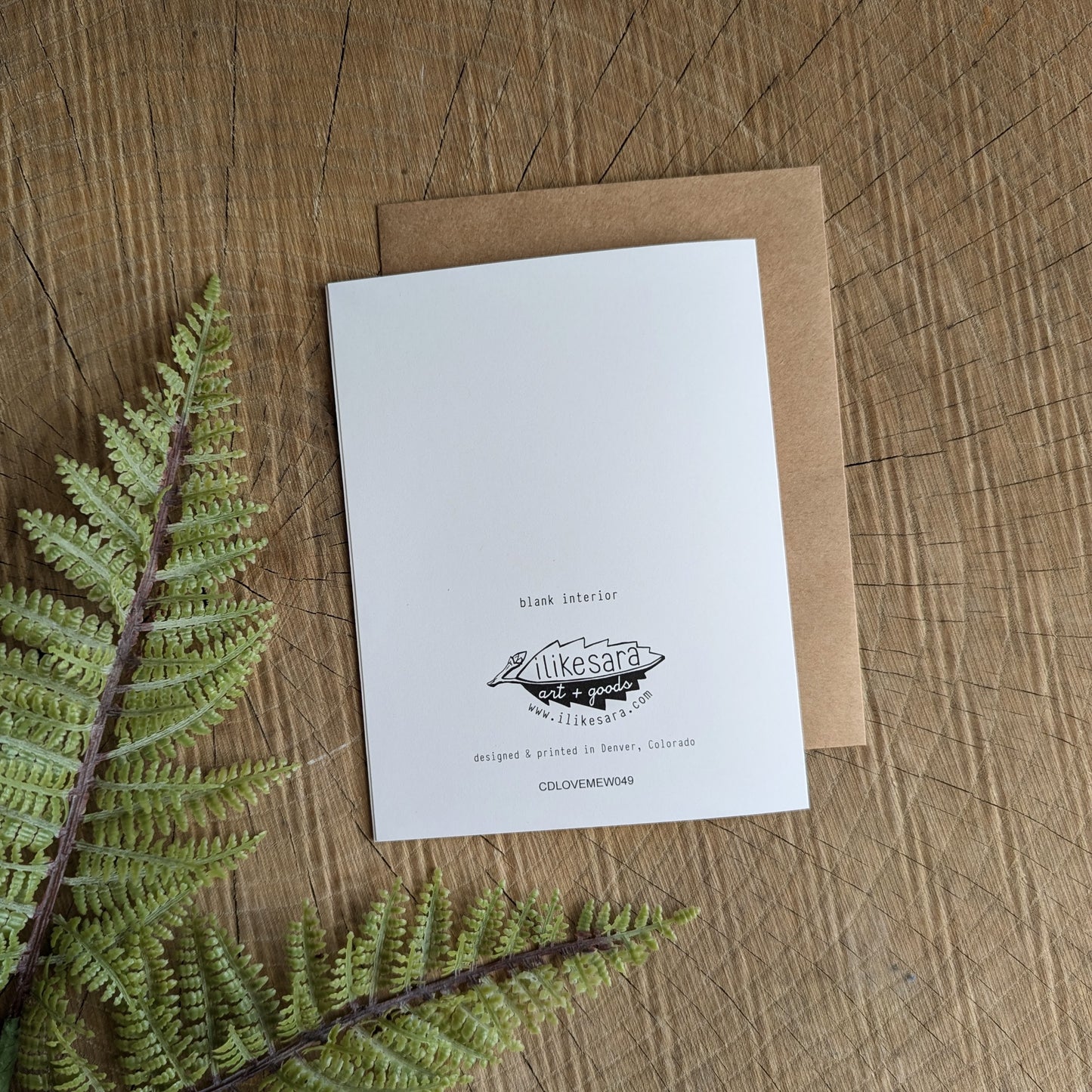 greeting card | i love mew - friendship cat
