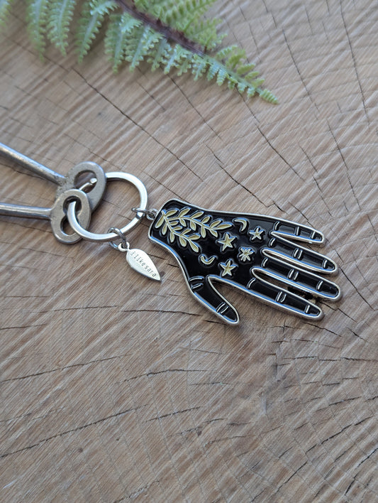 metal enamel keychain / purse charm | hand maker
