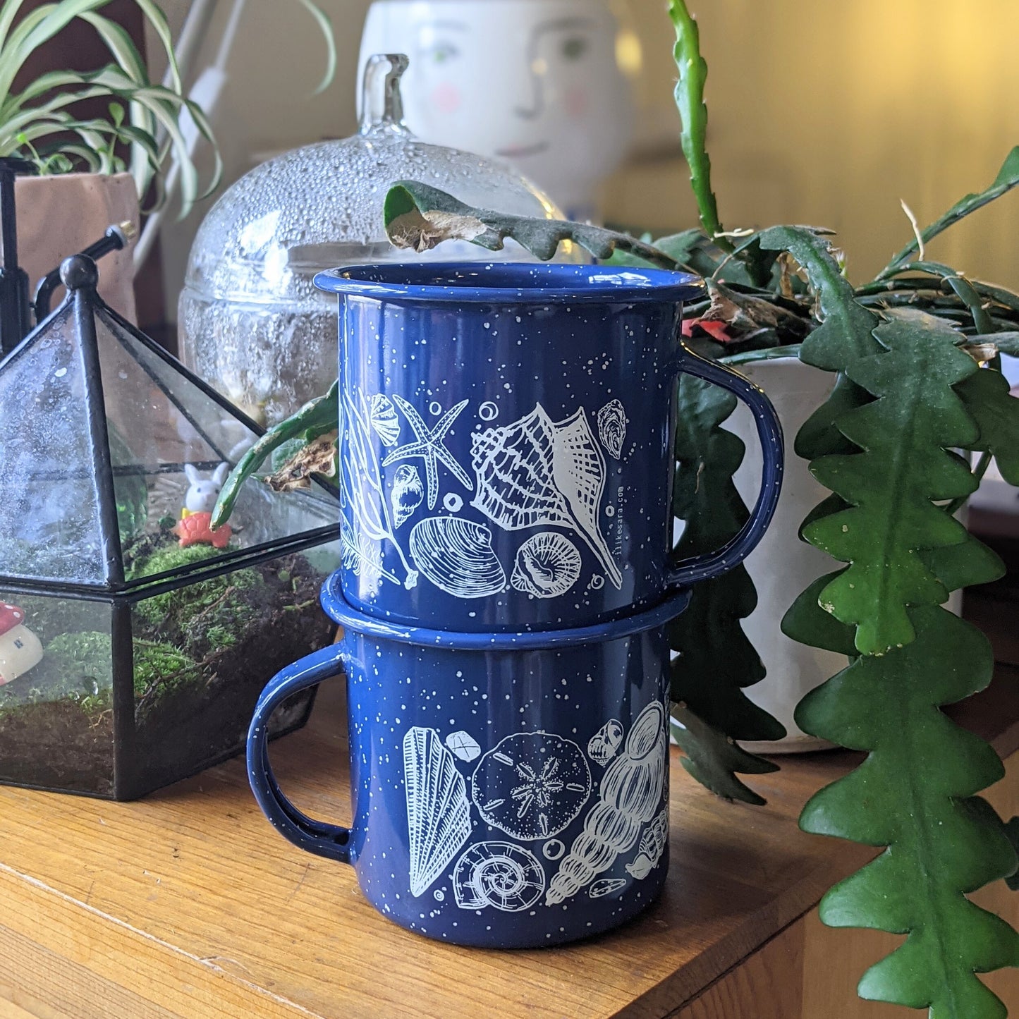enamel mug | beach forage