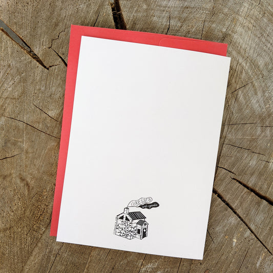 greeting card | glad you're in my orbit - love friendship Valentine