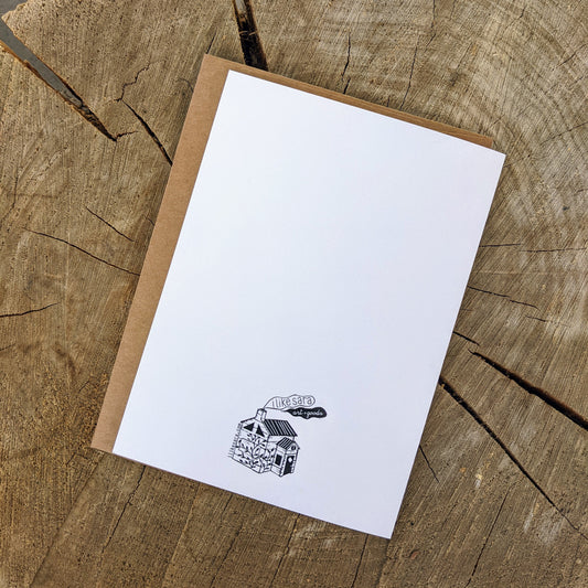 greeting card | you're a gem - love friendship crystal