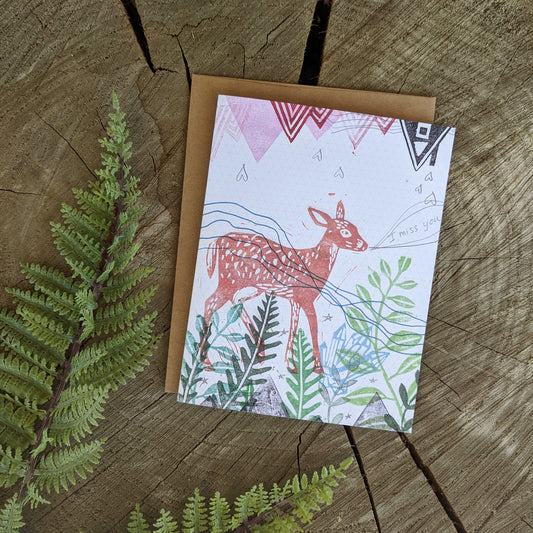 greeting card | i miss you dear