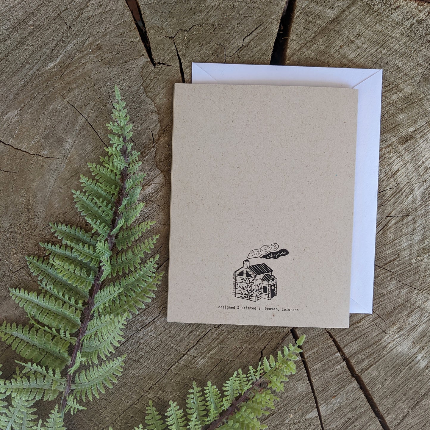 greeting card | cabin love - Valentine