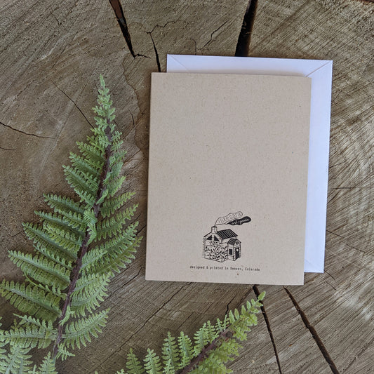 greeting card | cabin love - Valentine