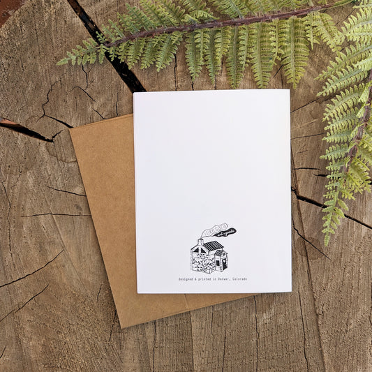 greeting card | fern specimen - friendship anytime