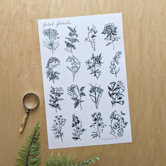 art print | fatal florals