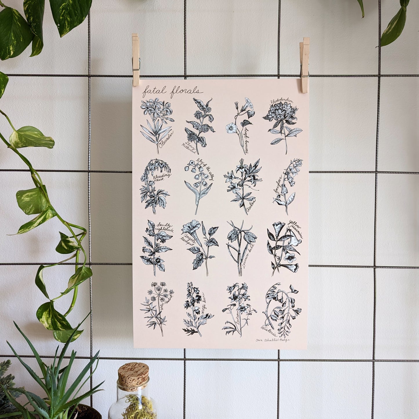 art print | fatal florals