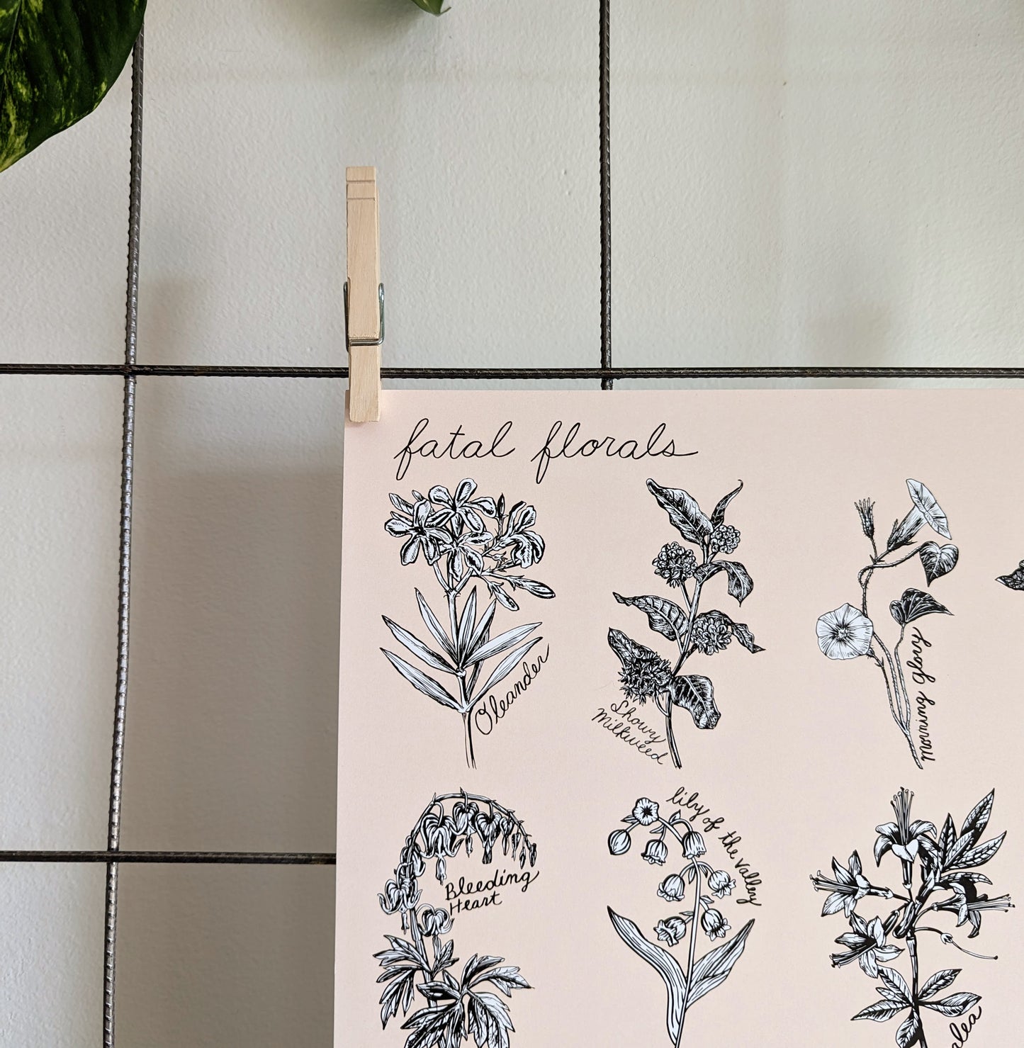 art print | fatal florals