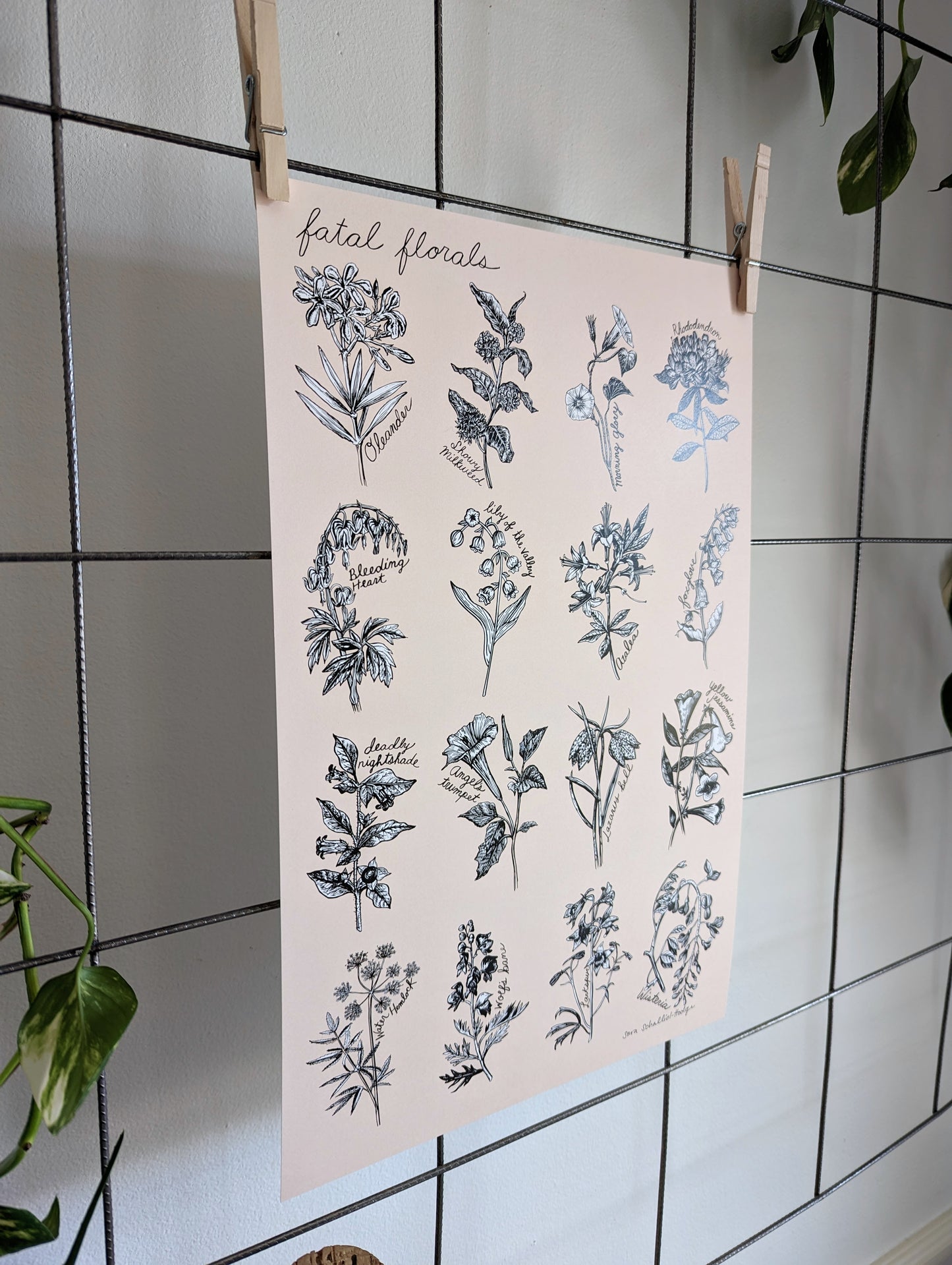 art print | fatal florals