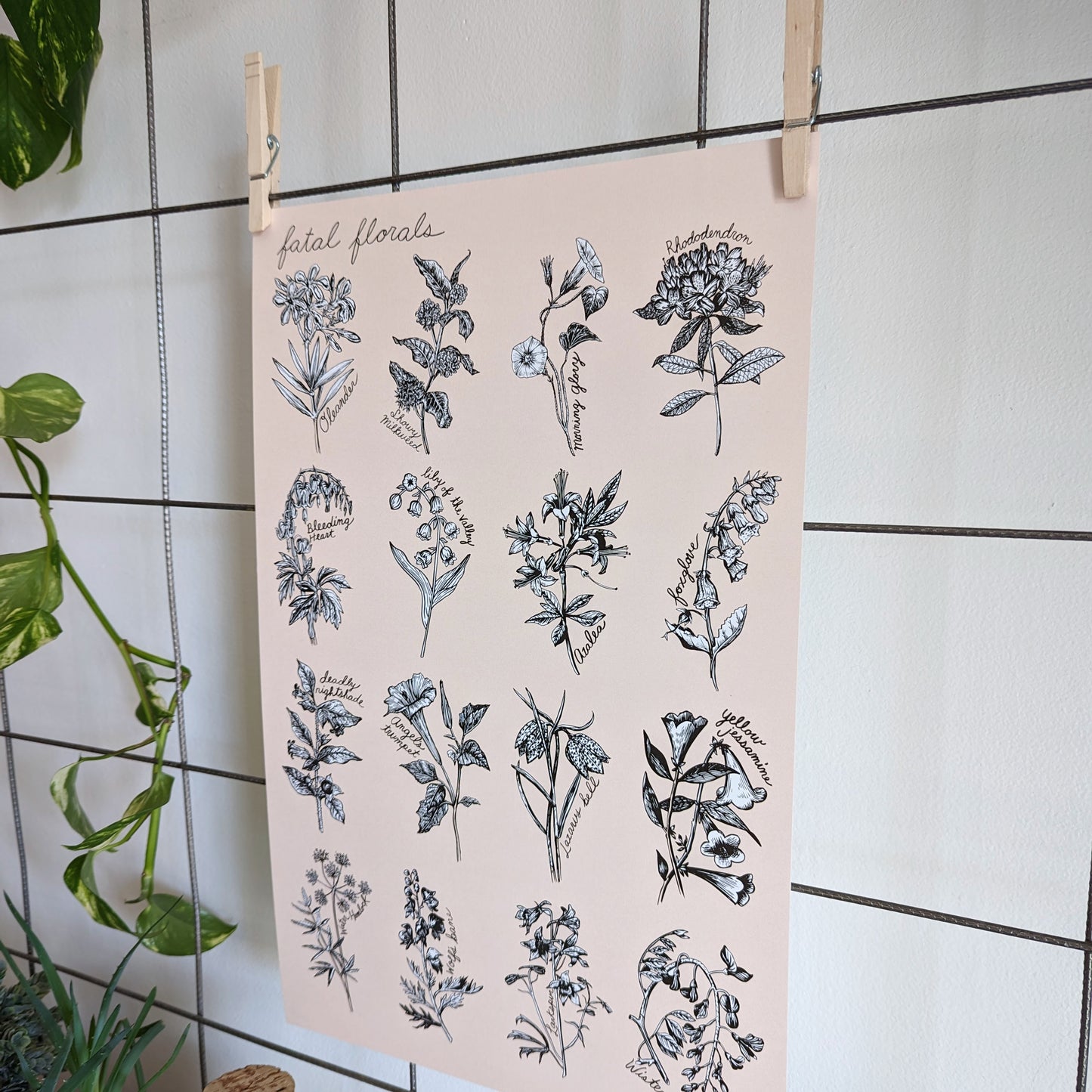 art print | fatal florals