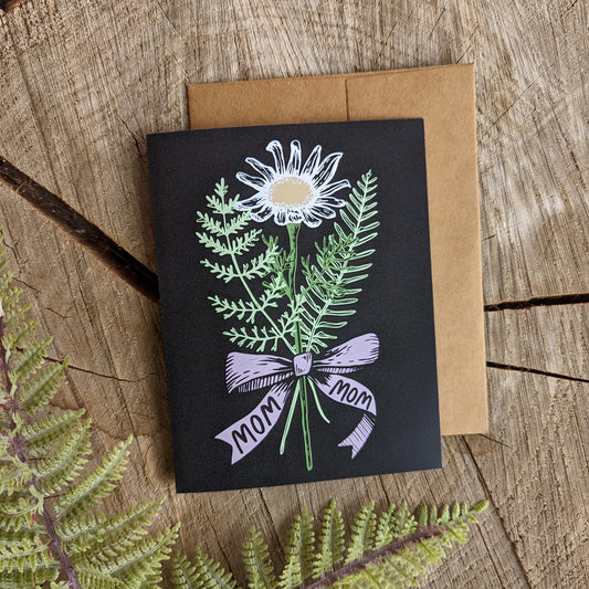 greeting card | mom bouquet - birthday mother's day
