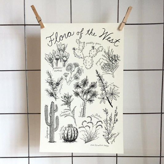 art print | flora of the west