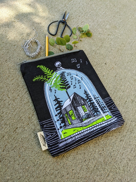 zippered pouch | bell jar home