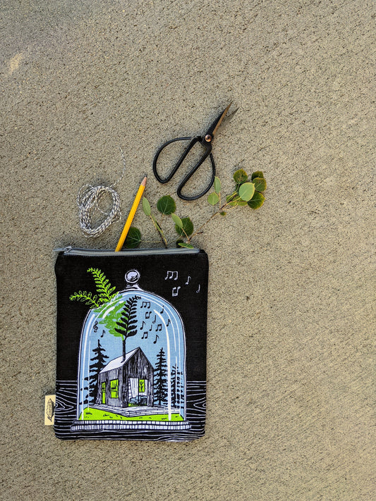 zippered pouch | bell jar home
