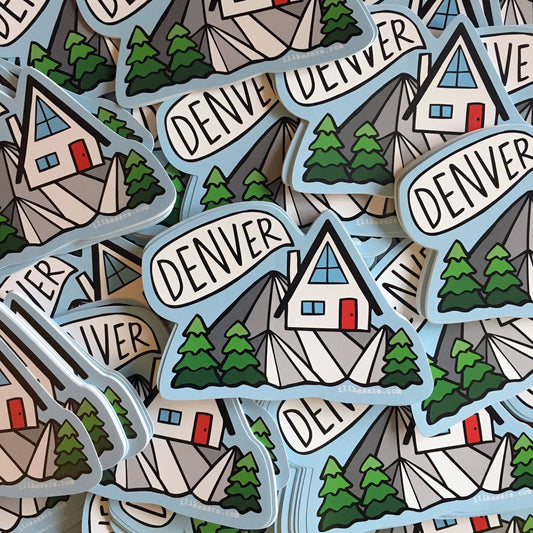 sticker | denver a-frame