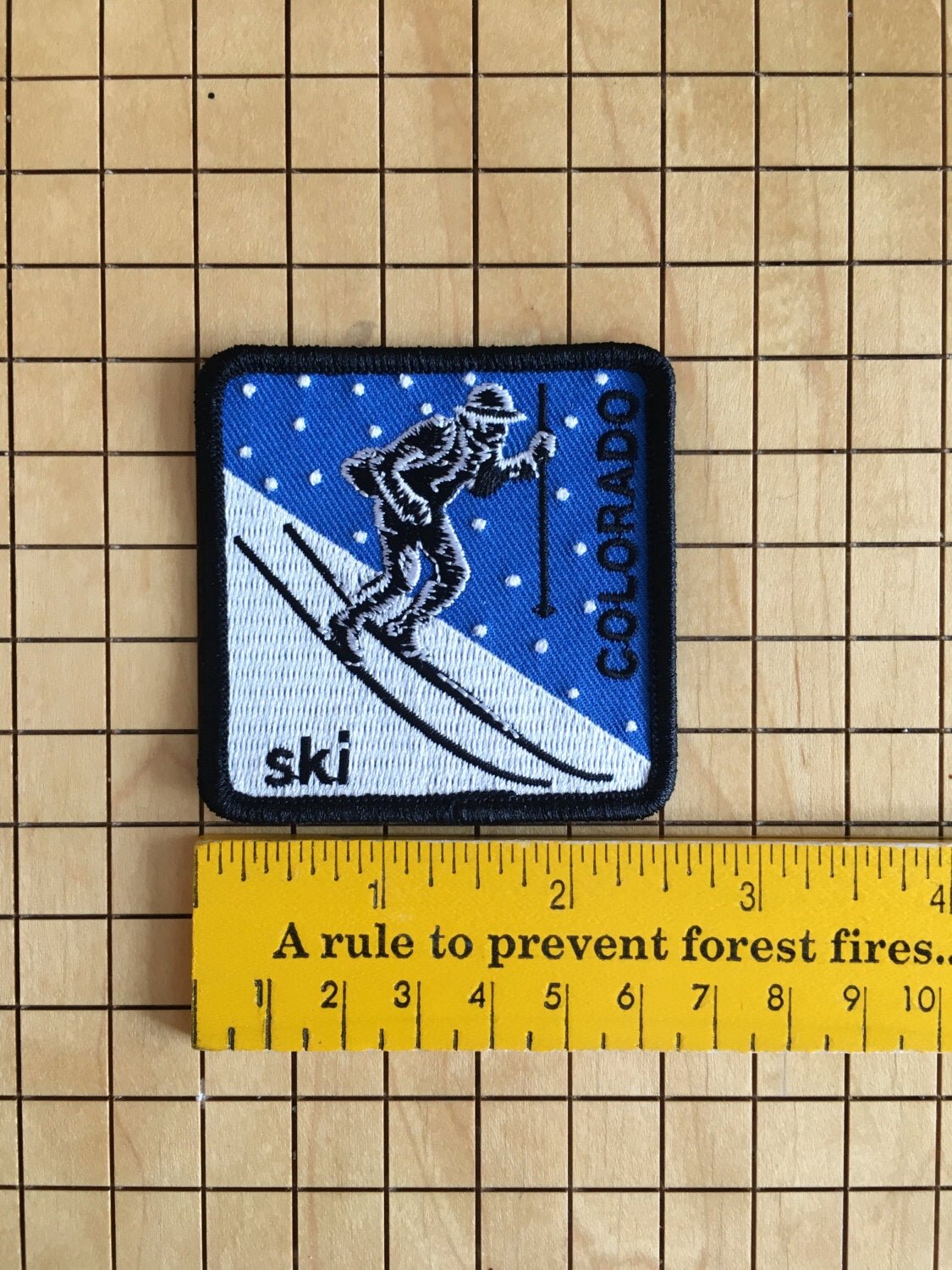 patch | vintage backcountry ski colorado