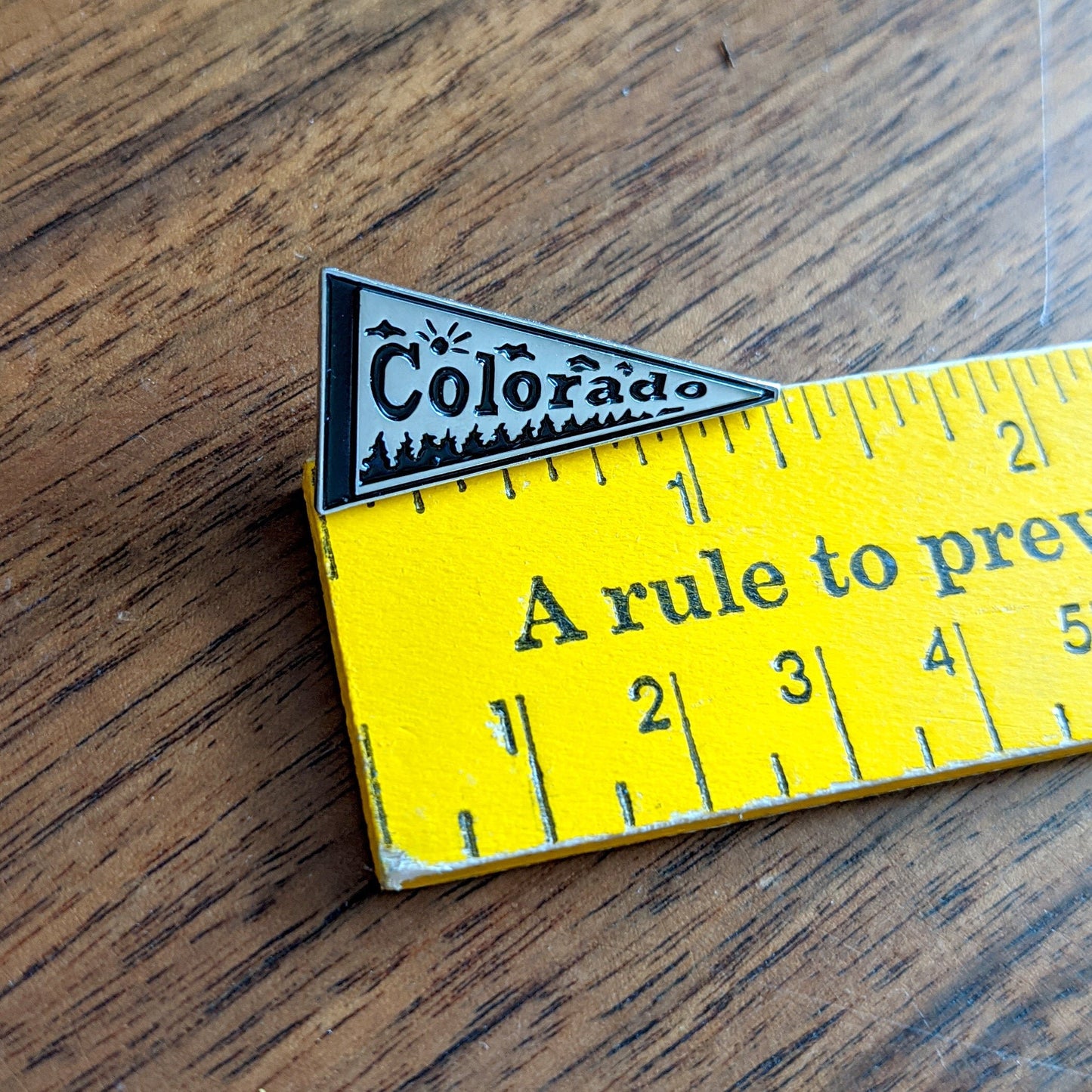 enamel pin | colorado pennant flag