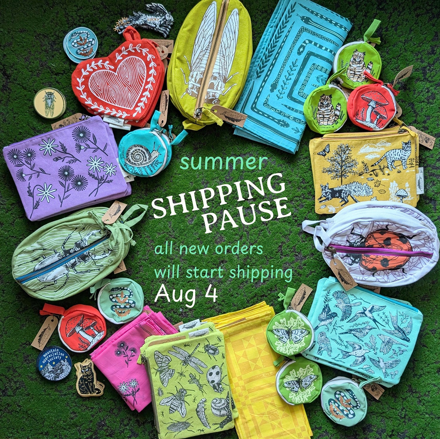summer shipping pause