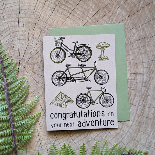 greeting card | congratulations on your next adventure