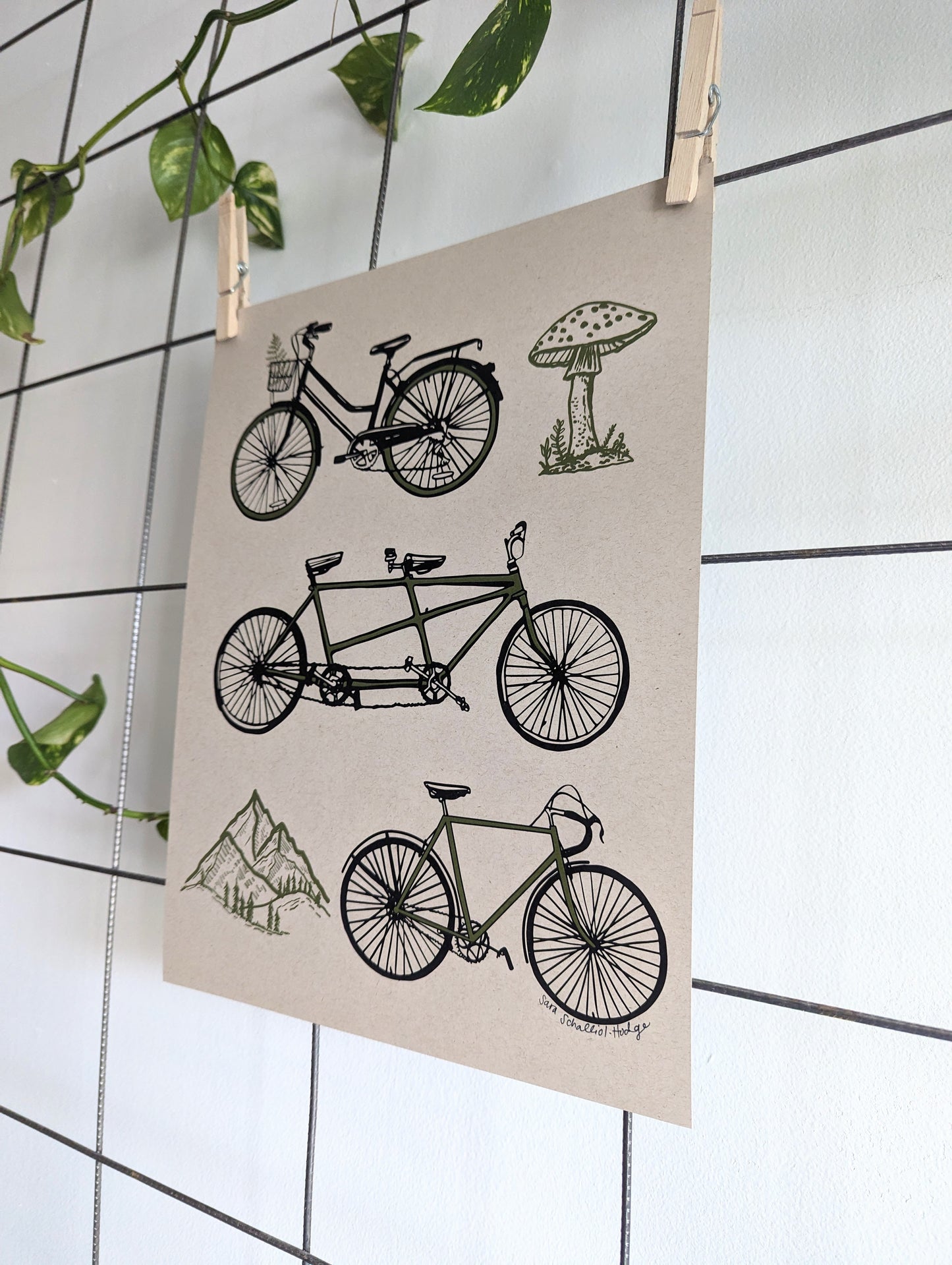 art print | bicycle adventure