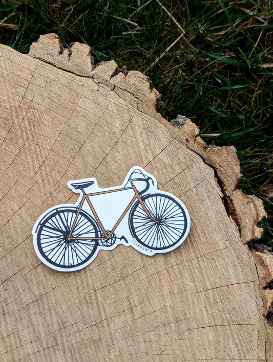 sticker | road bike - waterproof uv-resistant vinyl bicycle decal