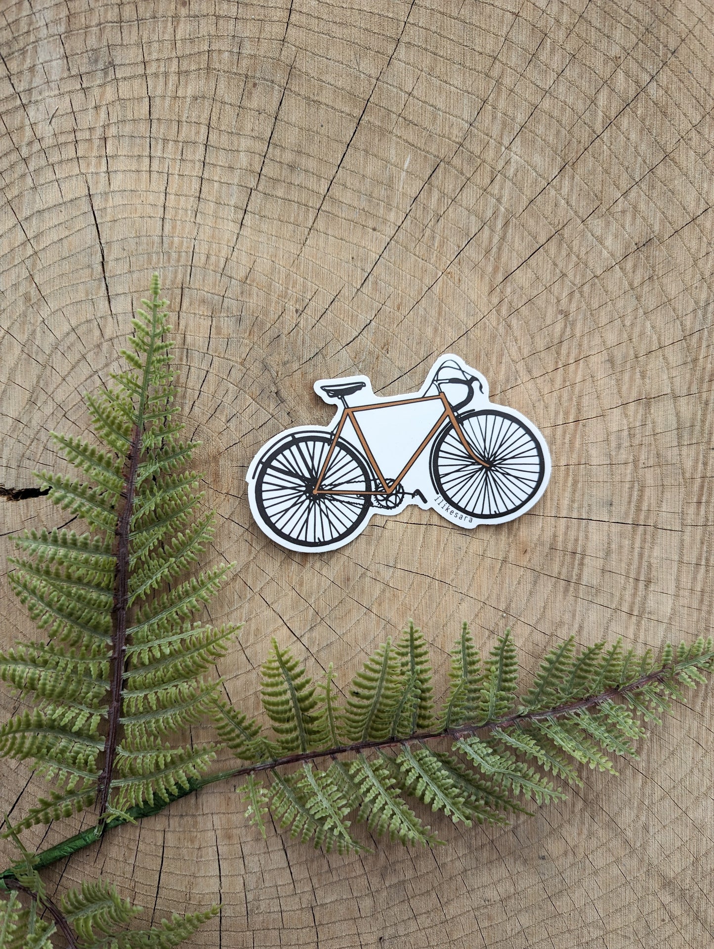 sticker | road bike - waterproof uv-resistant vinyl bicycle decal