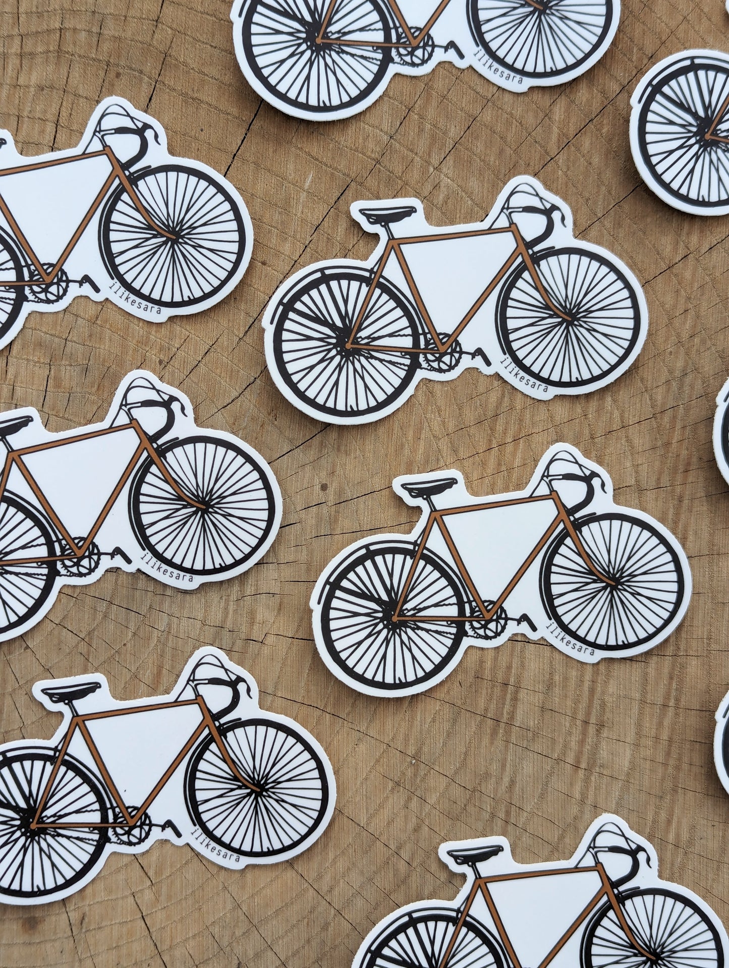 sticker | road bike - waterproof uv-resistant vinyl bicycle decal