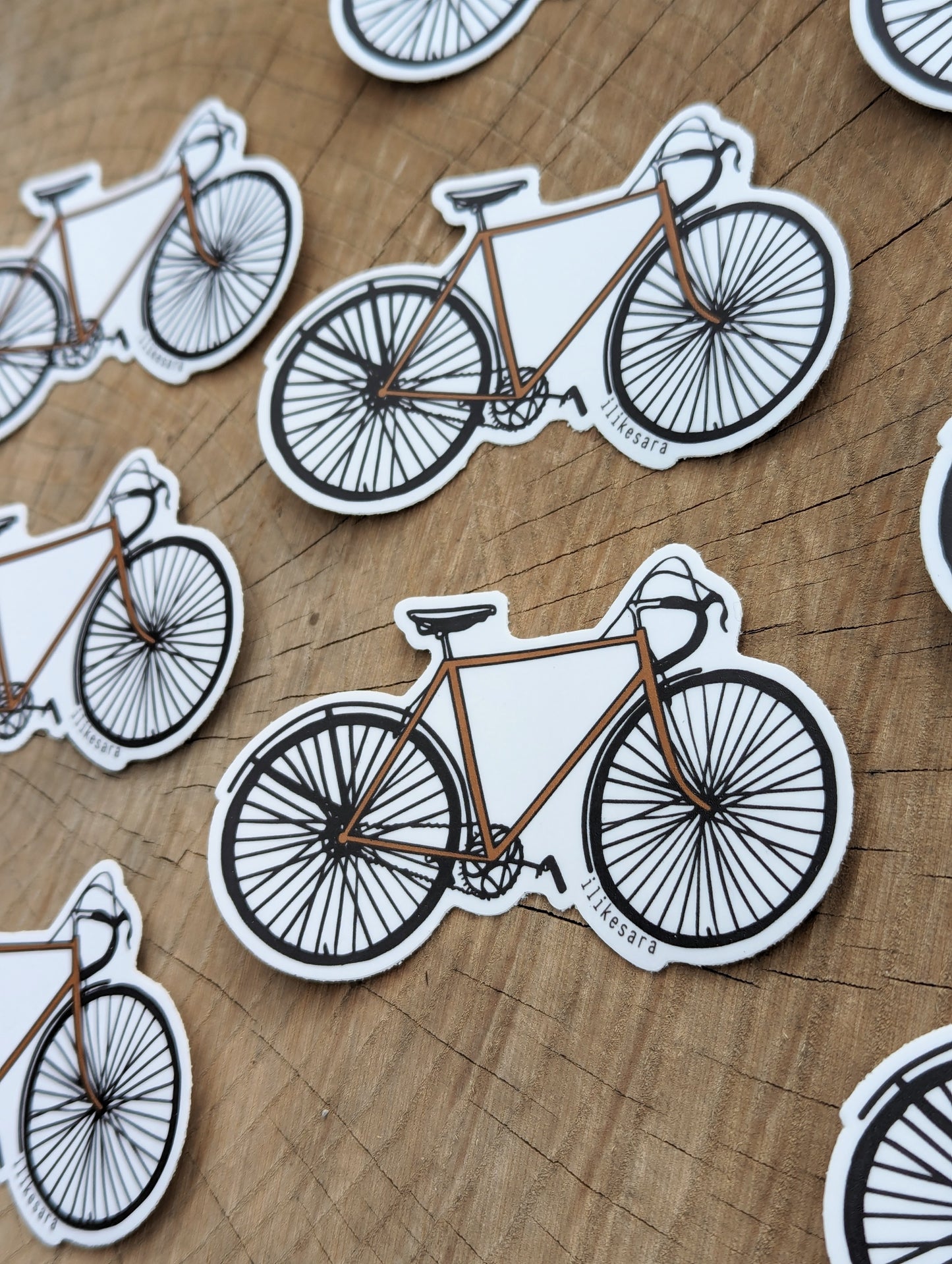 sticker | road bike - waterproof uv-resistant vinyl bicycle decal