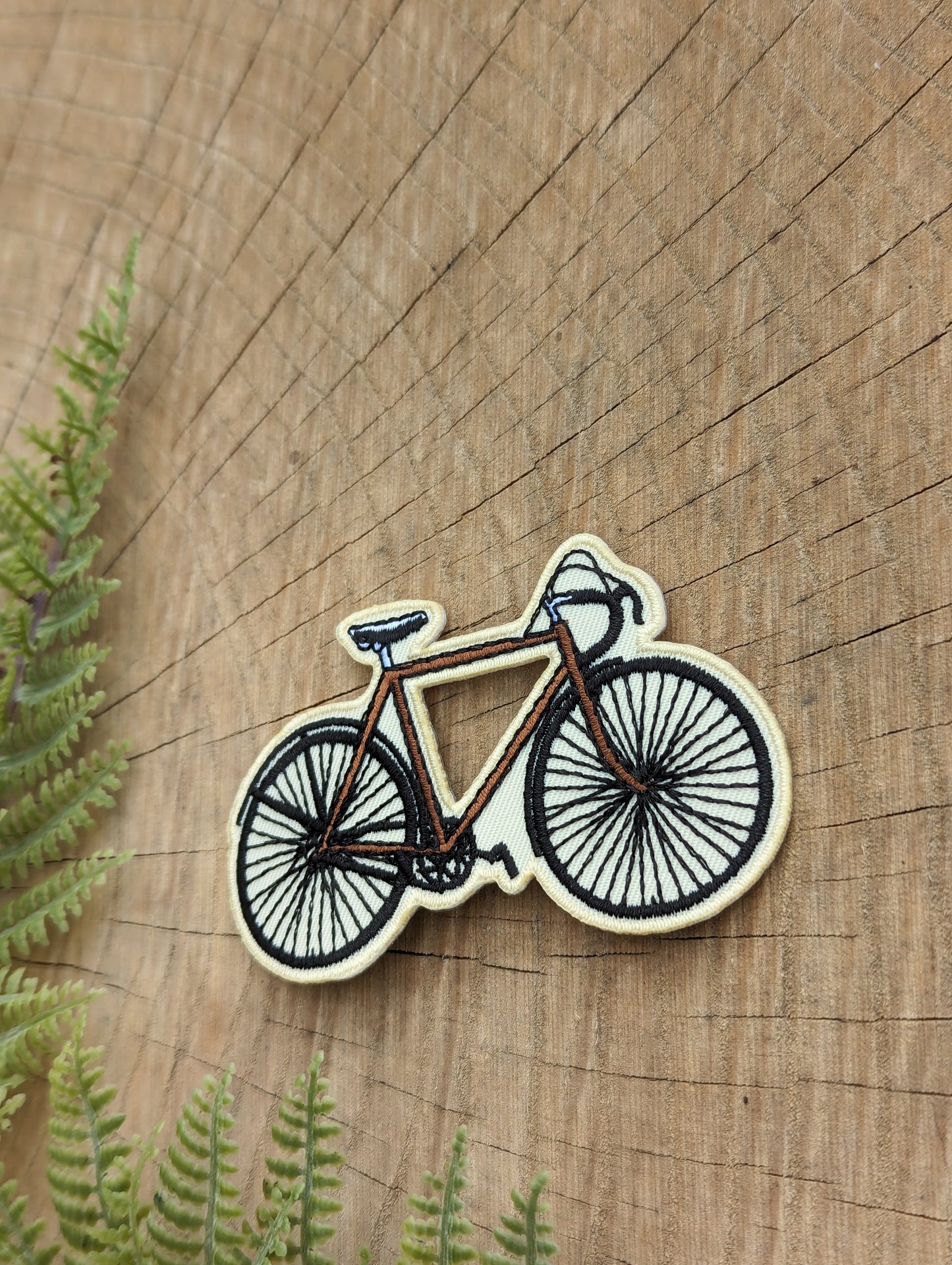 iron-on patch | road bike - 3.6" x 2.25"