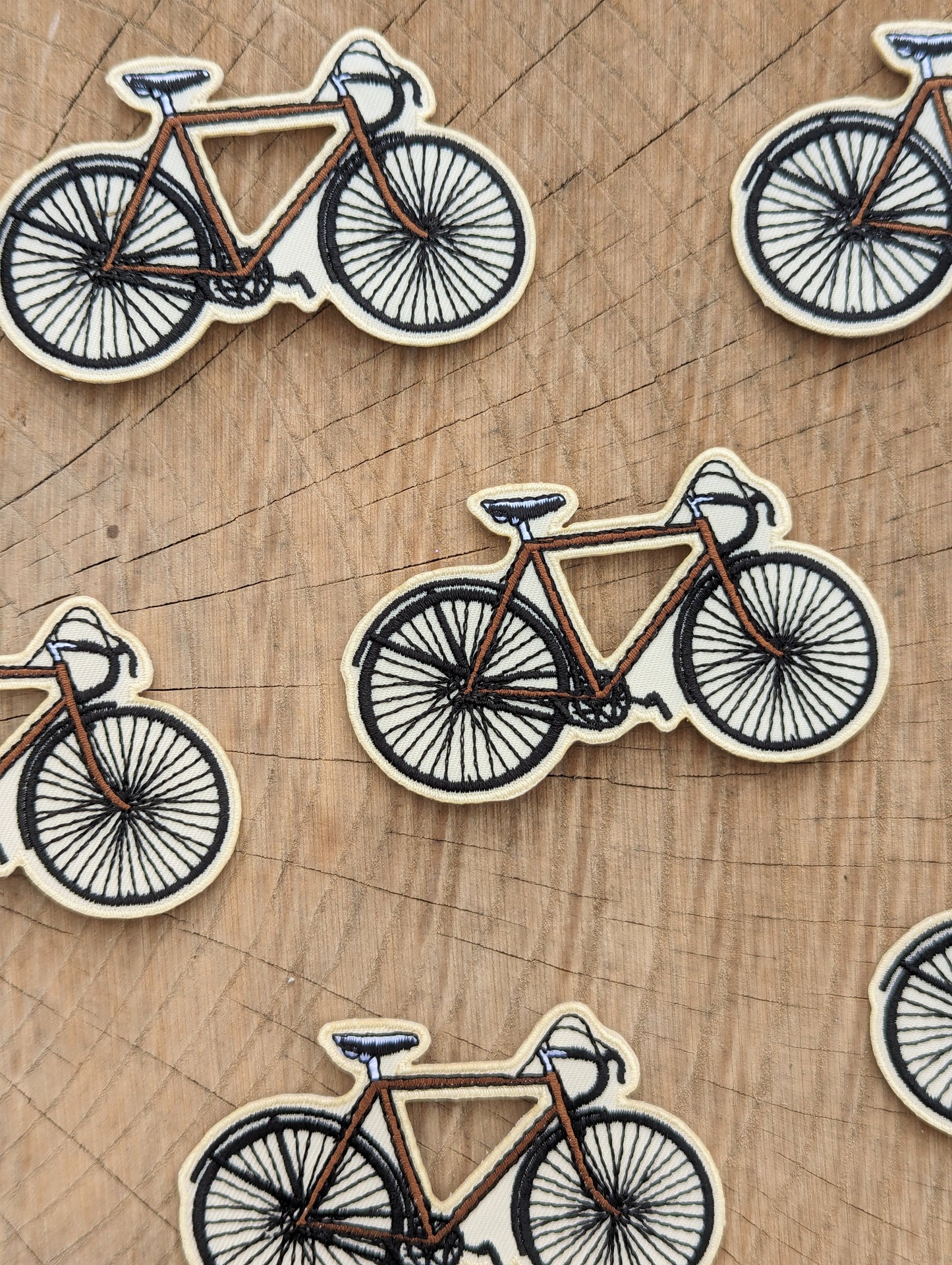 iron-on patch | road bike - 3.6" x 2.25"