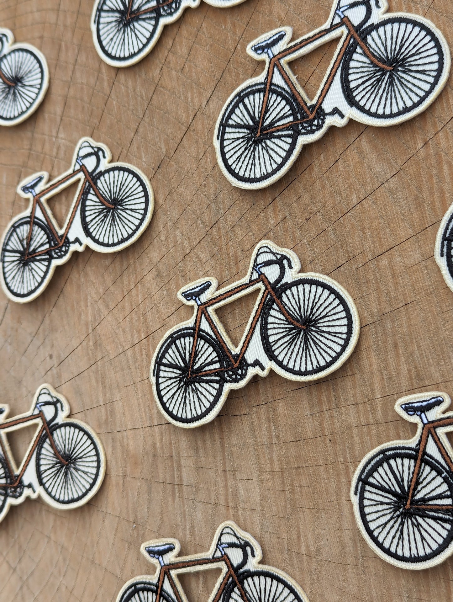 iron-on patch | road bike - 3.6" x 2.25"