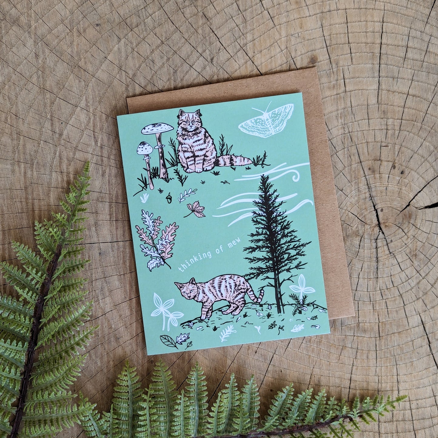 greeting card | thinking of mew