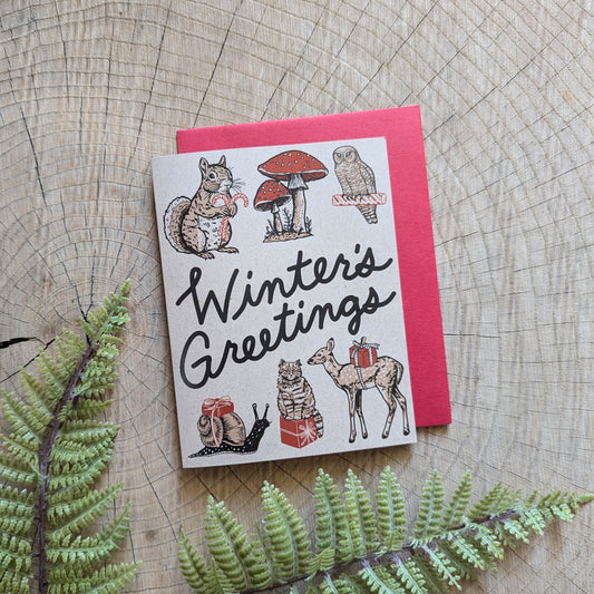 greeting card | winter's greetings