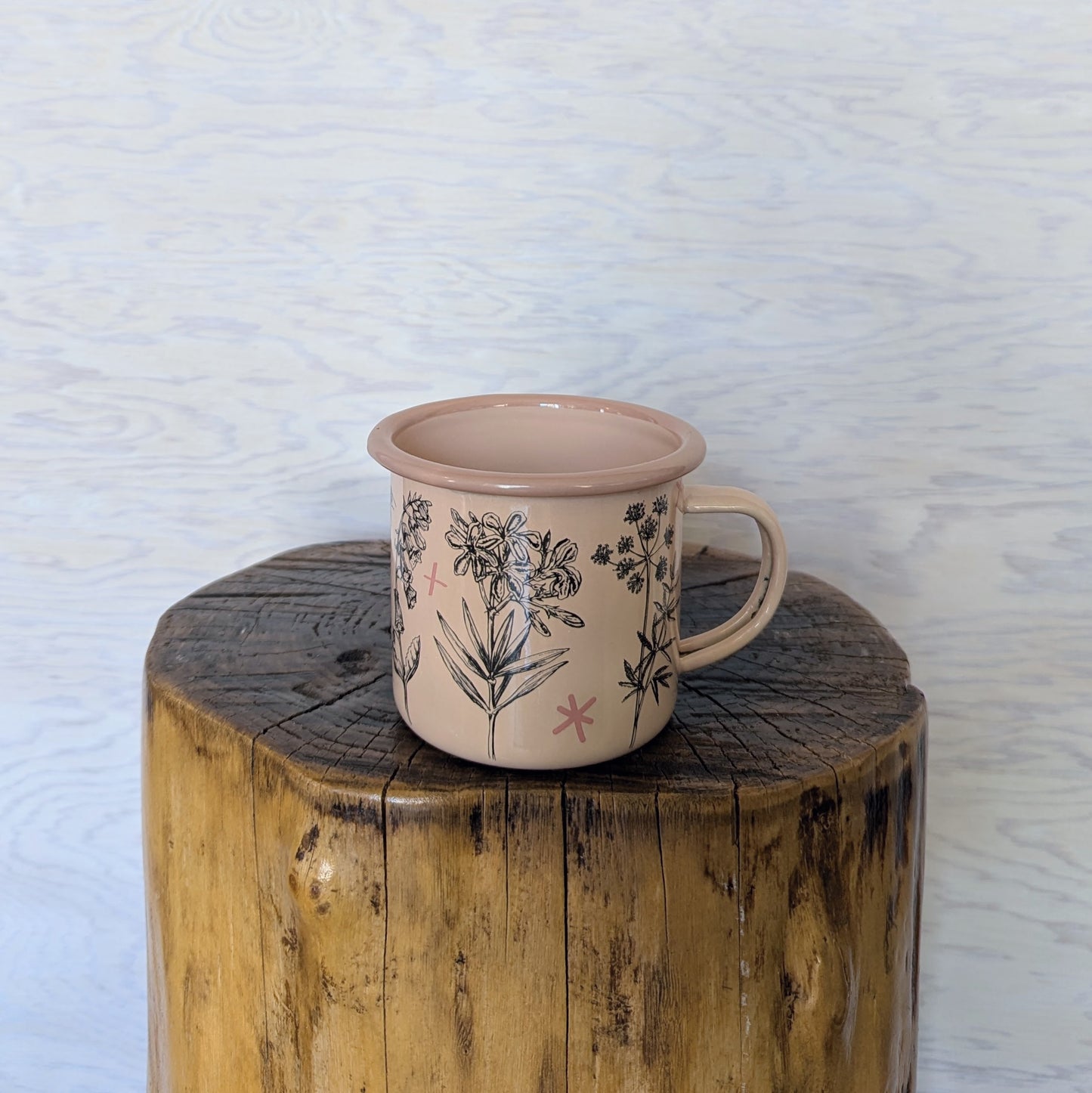 enamel mug | fatal florals