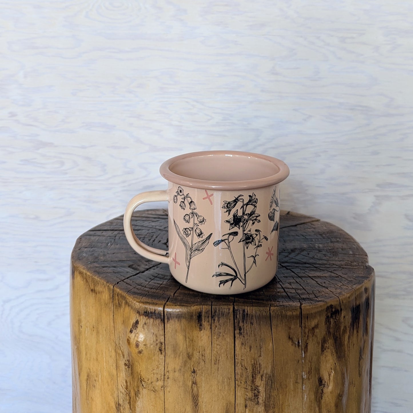 enamel mug | fatal florals