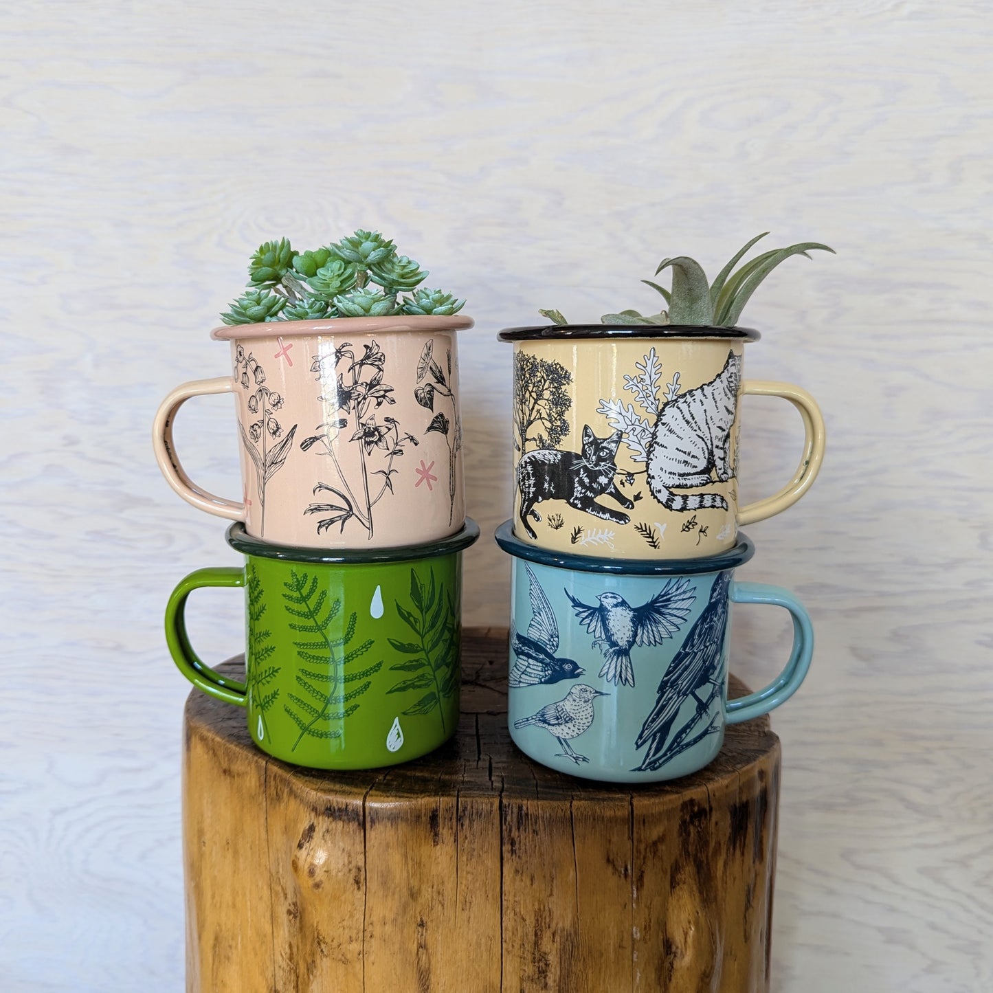 enamel mug | fatal florals