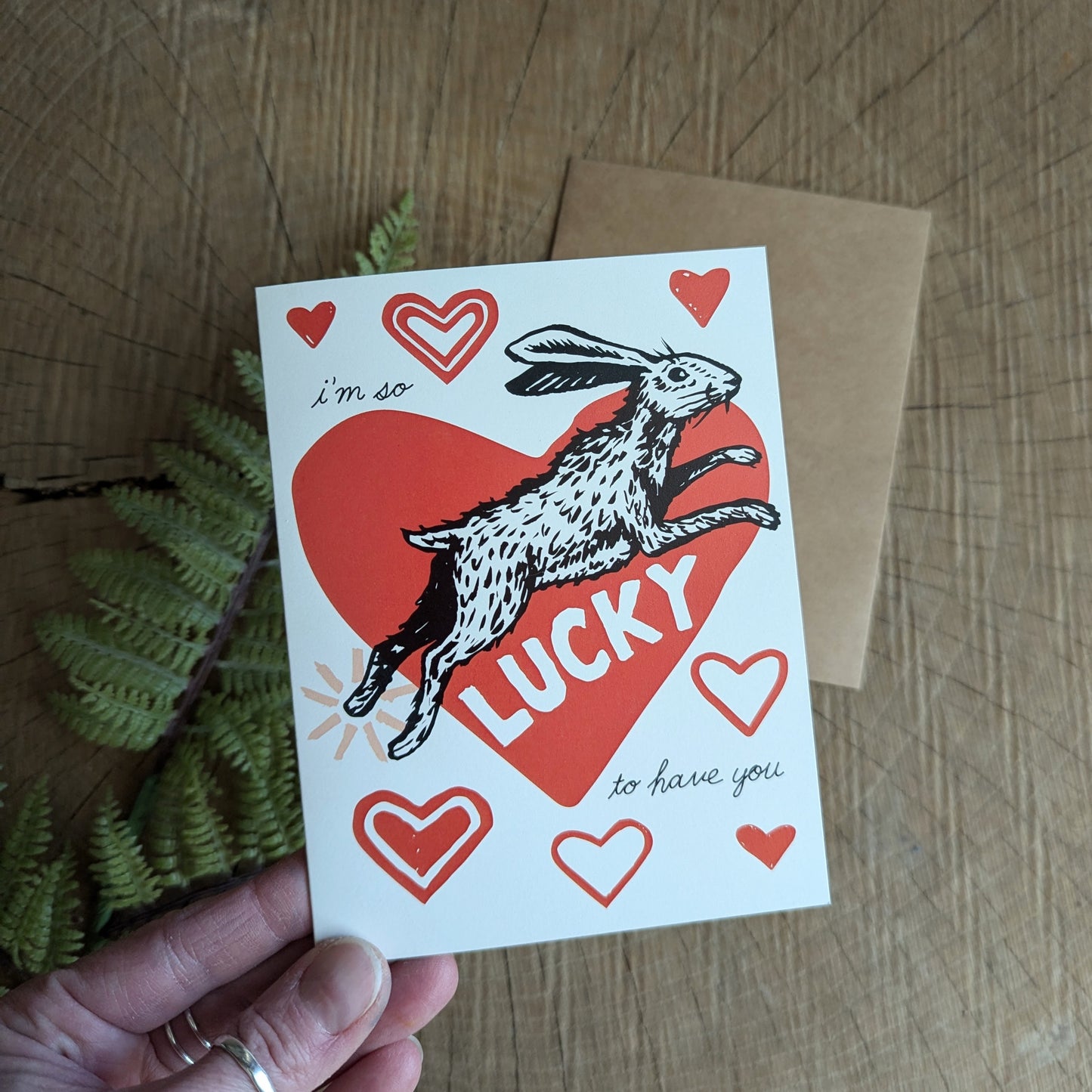 greeting card | i'm so lucky to have you