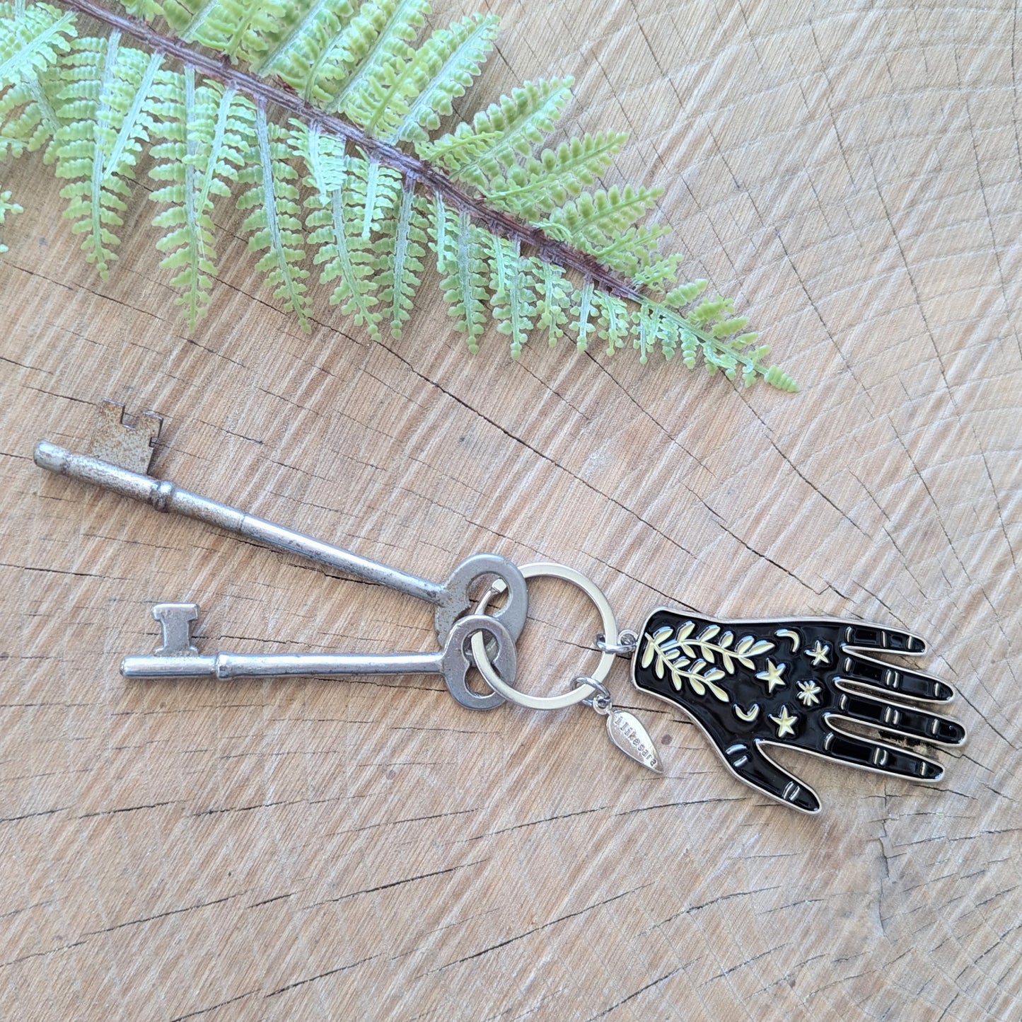 metal enamel keychain / bag charm | hand maker