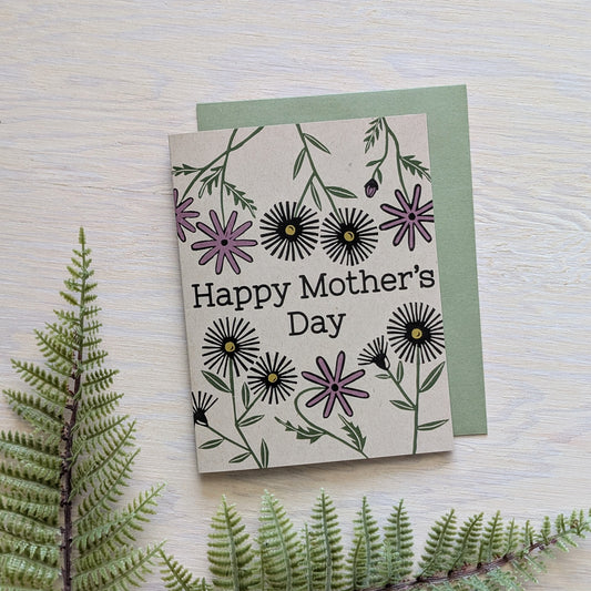 greeting card | happy mother's day flowers