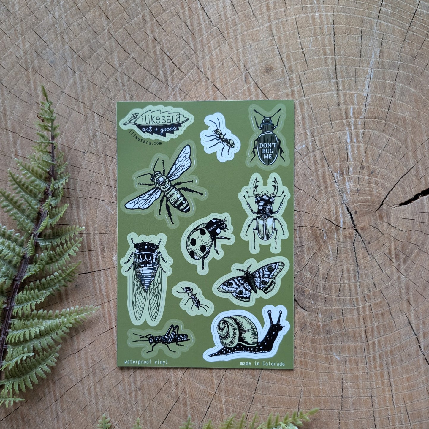 sticker sheet | insecta