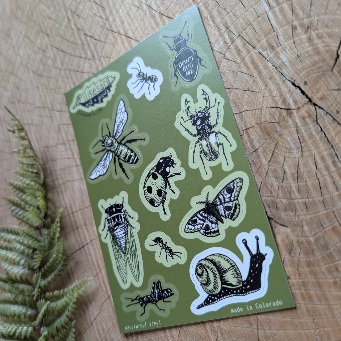 sticker sheet | insecta