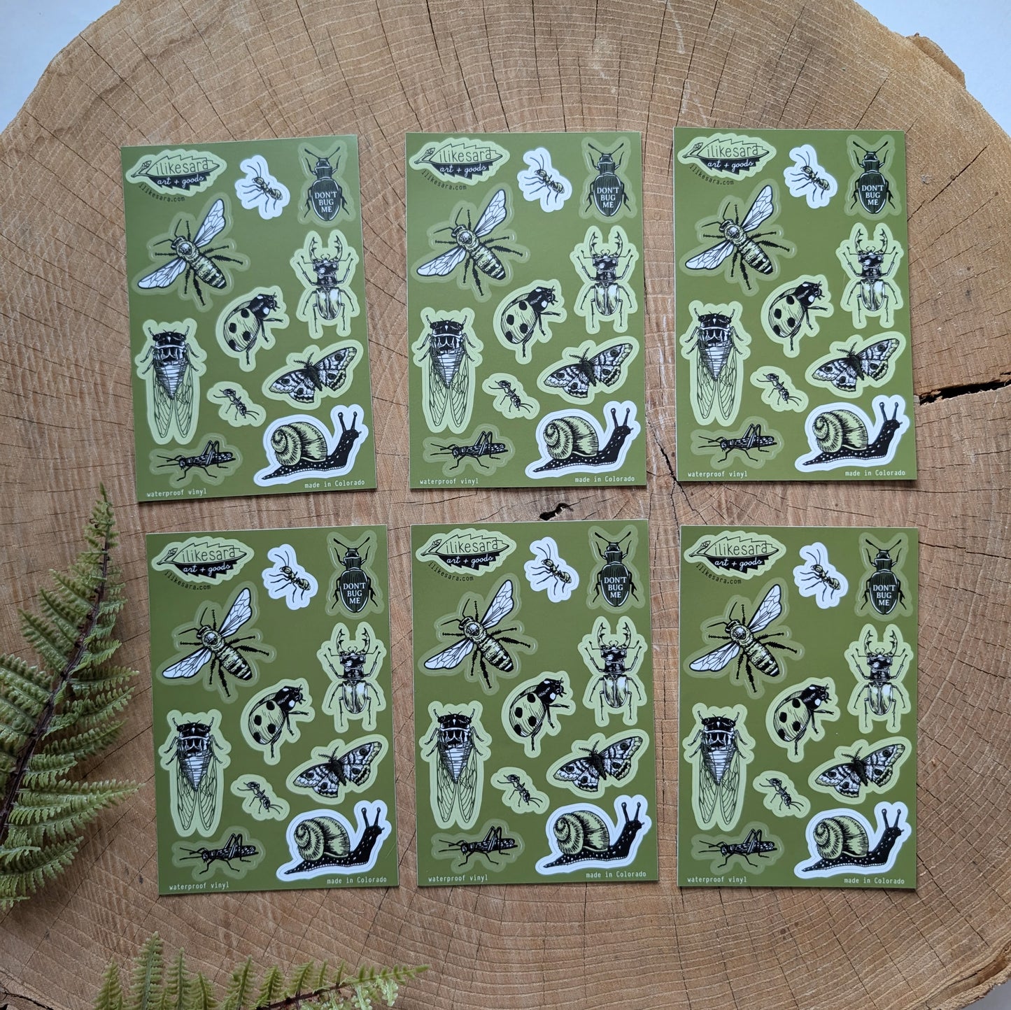 sticker sheet | insecta