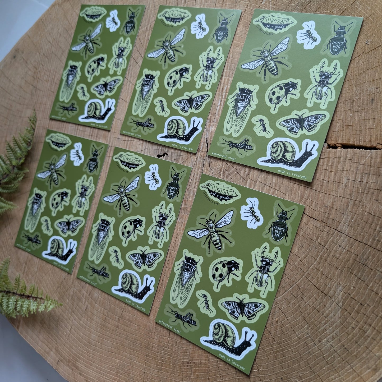 sticker sheet | insecta